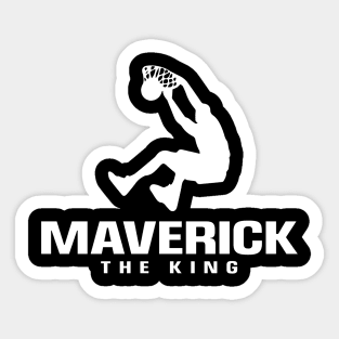 Maverick Custom Player Basketball Your Name The King Sticker